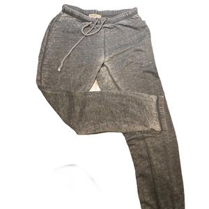 Grey cotton joggers